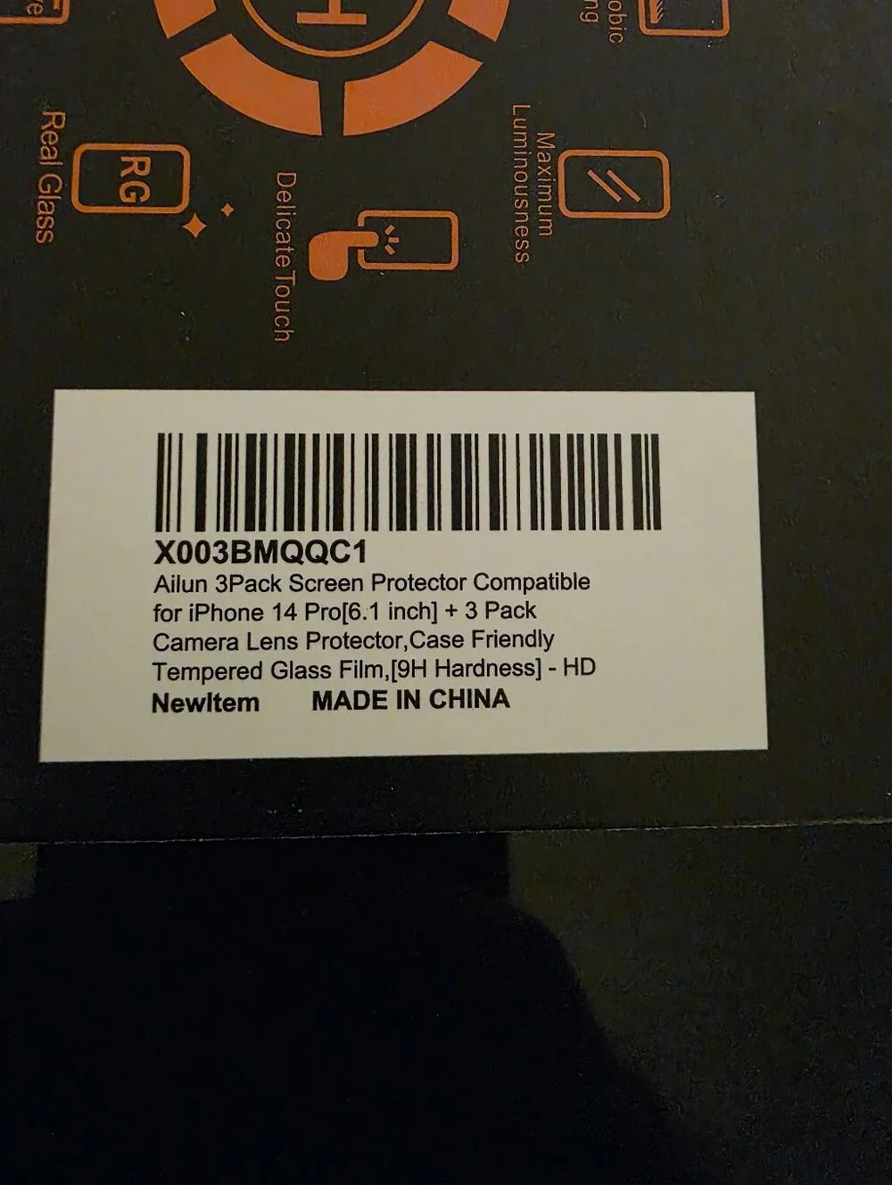 💓 3/$15 3 Pack Of Tempered Glass Screen Protectors For iPhone 14 Pro